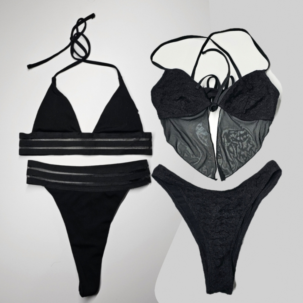 Black Bikini Set Bundle